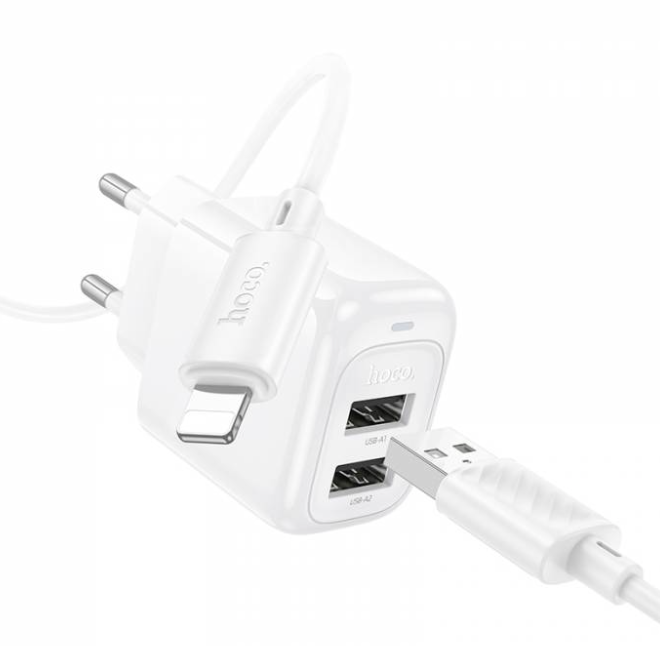 Cargador Hoco CS51A Lighting dual USB-0