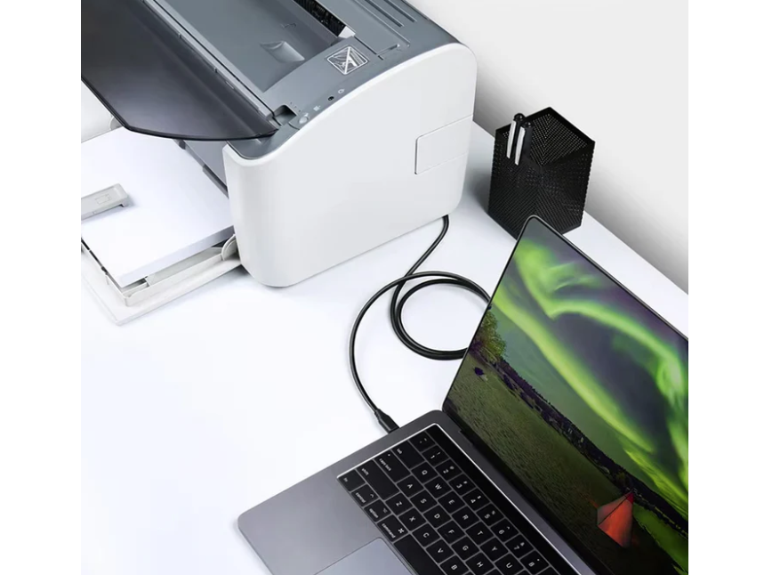 Cable USB-C a impresora USB-B  1.8mt Ulink 0150224-2