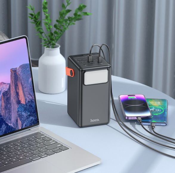 Batería externa 100,000 mAh Hoco J142 Surpass 22,5 W + PD20 W-2