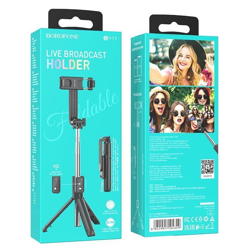 Baston Selfie Borofone BY11 Stick-Trípode Horizontal y vertical-6