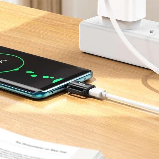 Adaptador convertidor USB-C a LIGHTNING Hoco UA31E-3