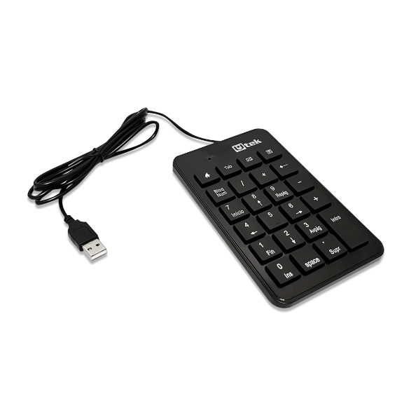 Teclado numérico USB multimedia 23 botones  UT-KBN700U-3