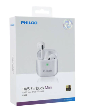 Audífono Philco Inalambrico Bluetooth 5.0 TLW3B Mini blancos-4
