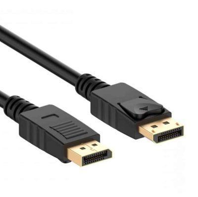 Cable Ulink Display Port macho a macho 1.8 mts negro-0