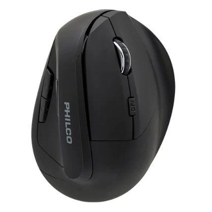 Mouse Philco ergonómico 6 botones 2.4 ghz negro-2