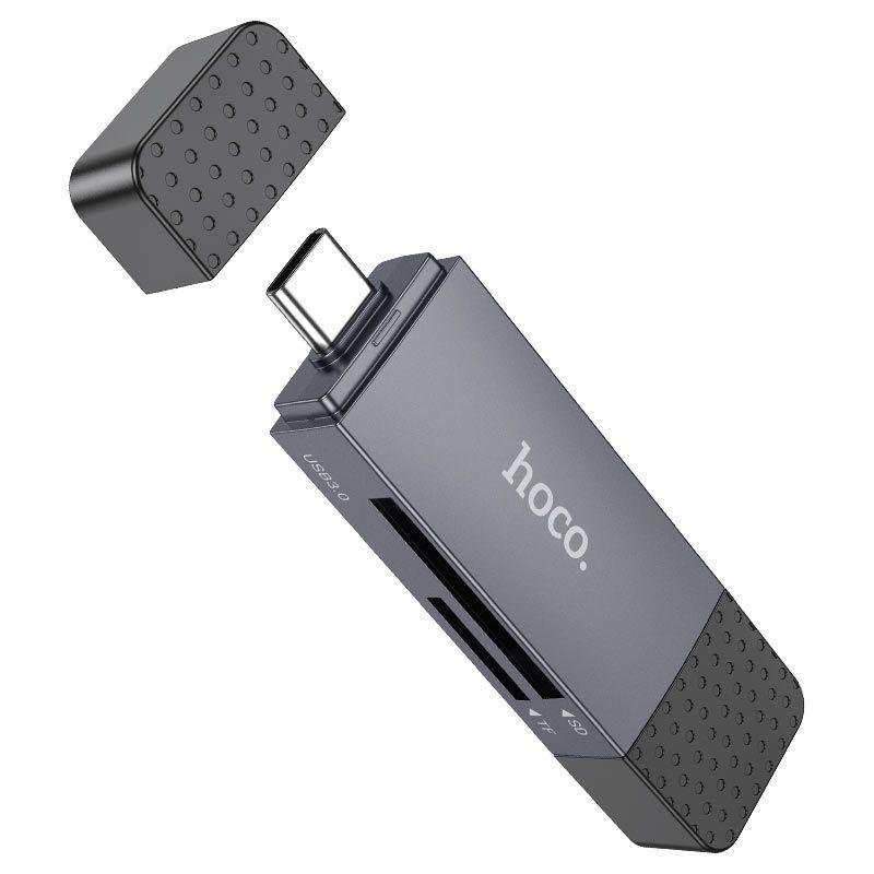 Lector de tarjeta micro SD y SSD Hoco HB45 480Mbps-3