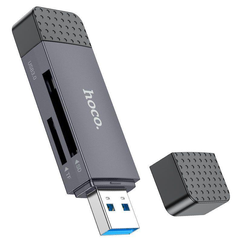Lector de tarjeta micro SD y SSD Hoco HB45 480Mbps-5