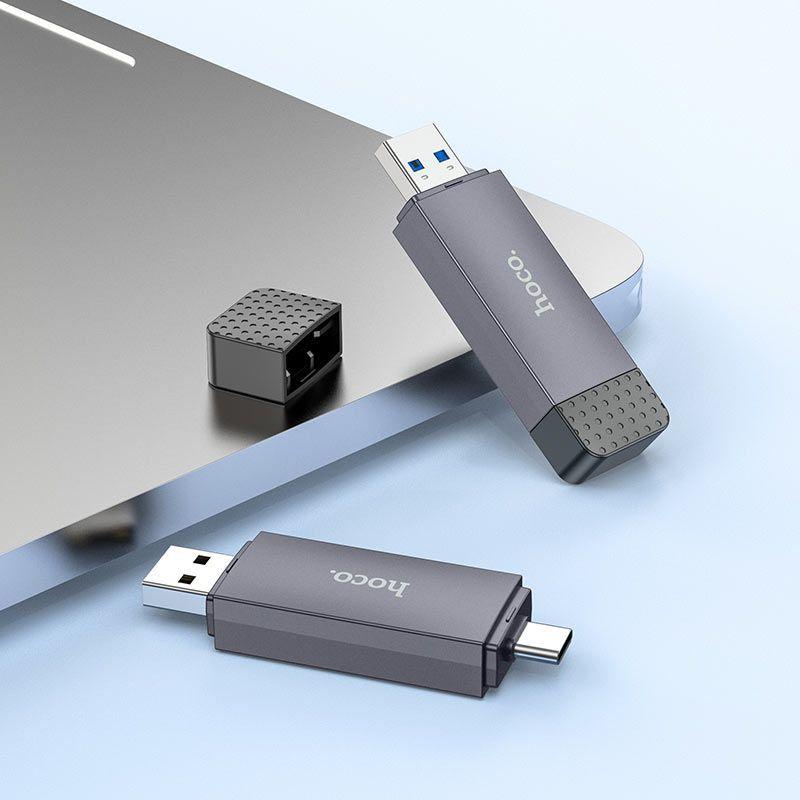 Lector de tarjeta micro SD y SSD Hoco HB45 480Mbps-6