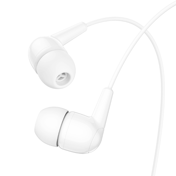 Audifono con cable USB-C Hoco M97 blanco-2