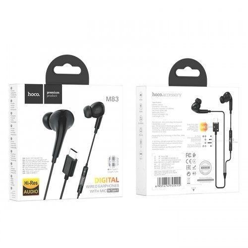 Audifono Hoco M83 tipo c manos libres blanco -3