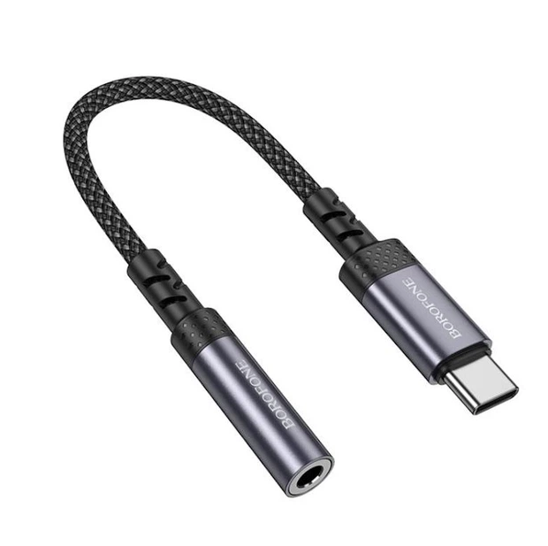 Adaptador de audio Tipo-C a auxiliar 3.5 Borofone BV24-4