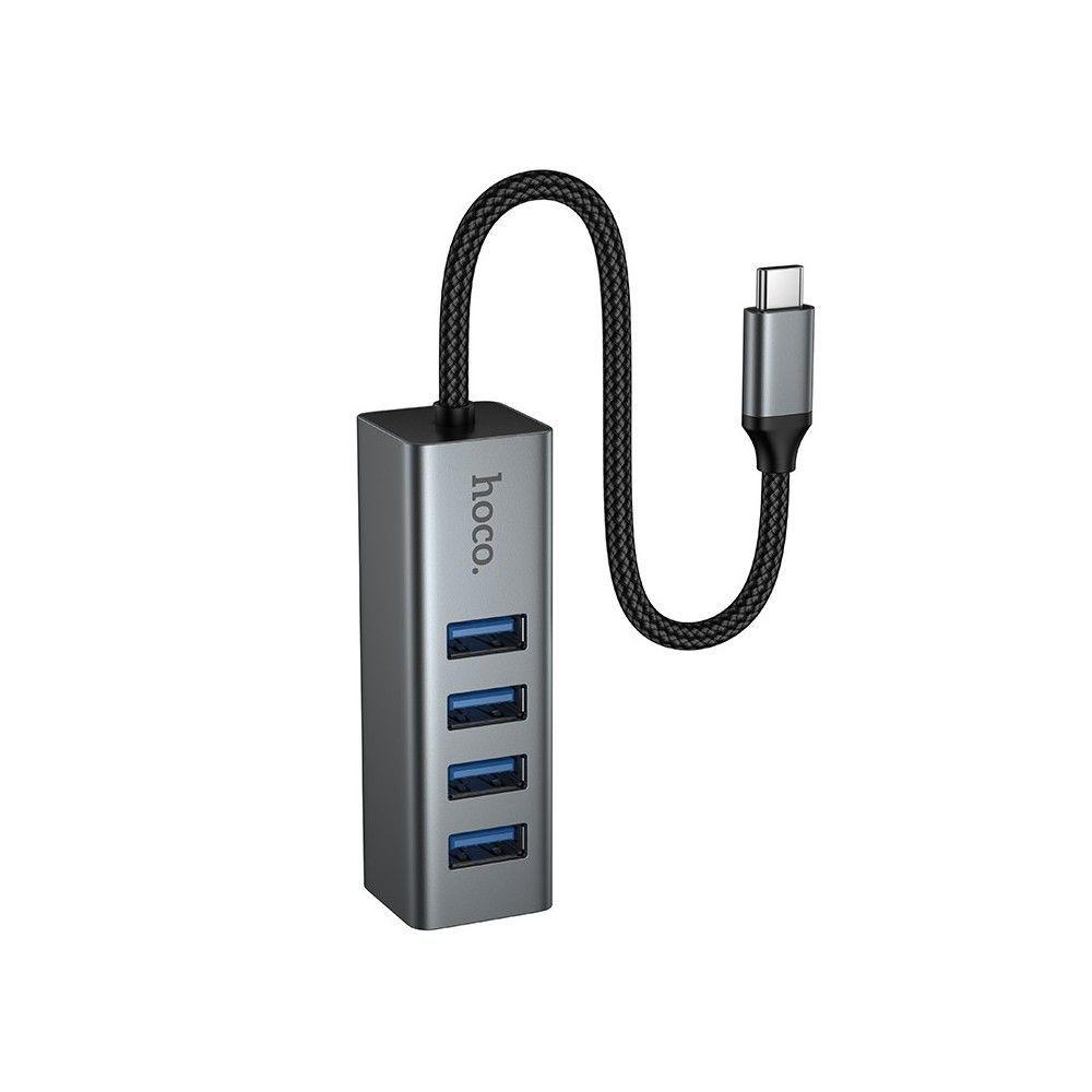 Adaptador USB-C a 4 puerto USB  3.0 Hoco HB1C-1