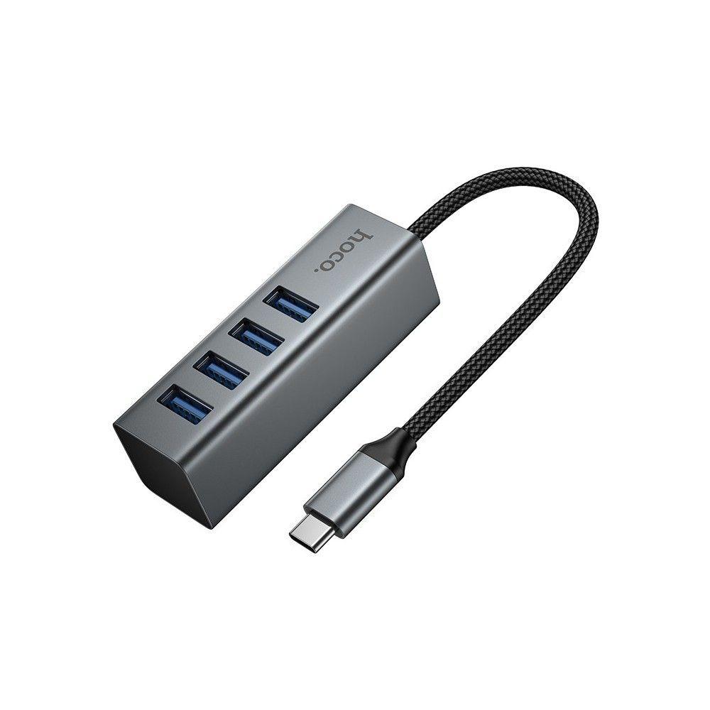 Adaptador USB-C a 4 puerto USB  3.0 Hoco HB1C-2