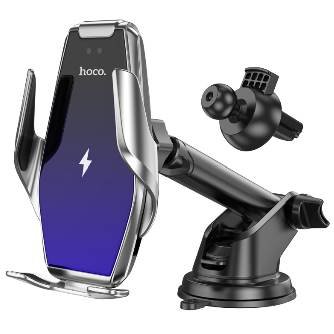 Soporte de auto con carga inalámbrica 15W Hoco S14-2