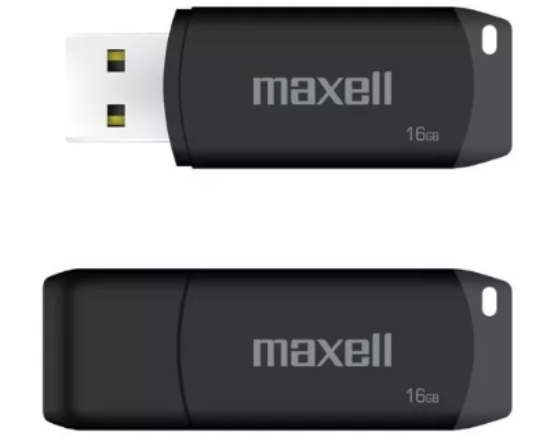 Pendrive Maxell 16gb 2.0 negro-0