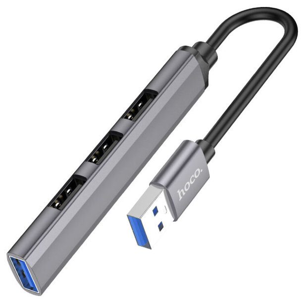 Adaptador Hub USB 3.0  a USB 4 en 1 Hoco HB26-3