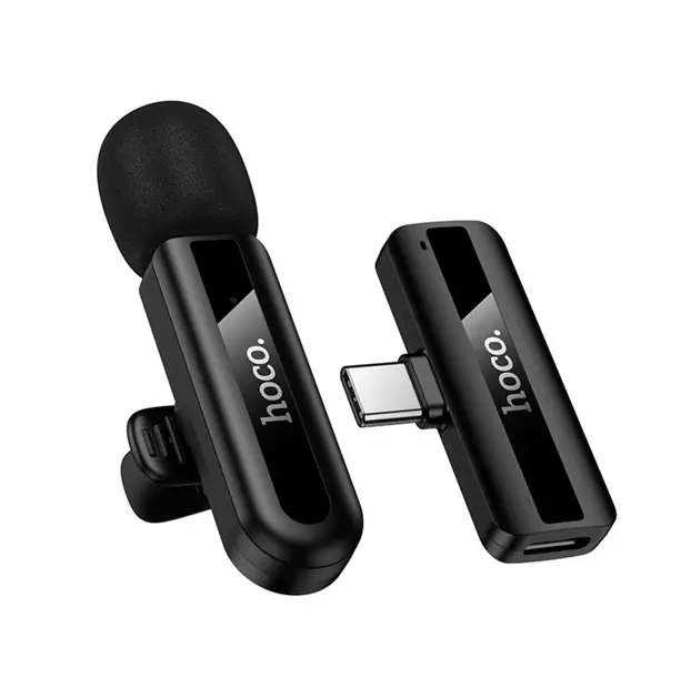 Micrófono  inalámbrico Lavalier USB-C Hoco L20-3