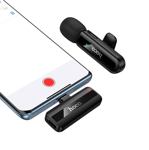 Micrófono  inalámbrico Lavalier USB-C Hoco L20-4
