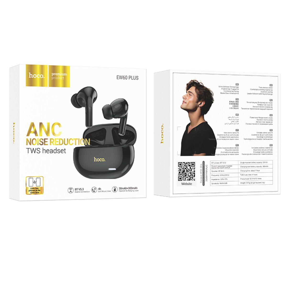 Audifono Hoco EW60 PLUS  cancelación de sonido BT V5.3-4
