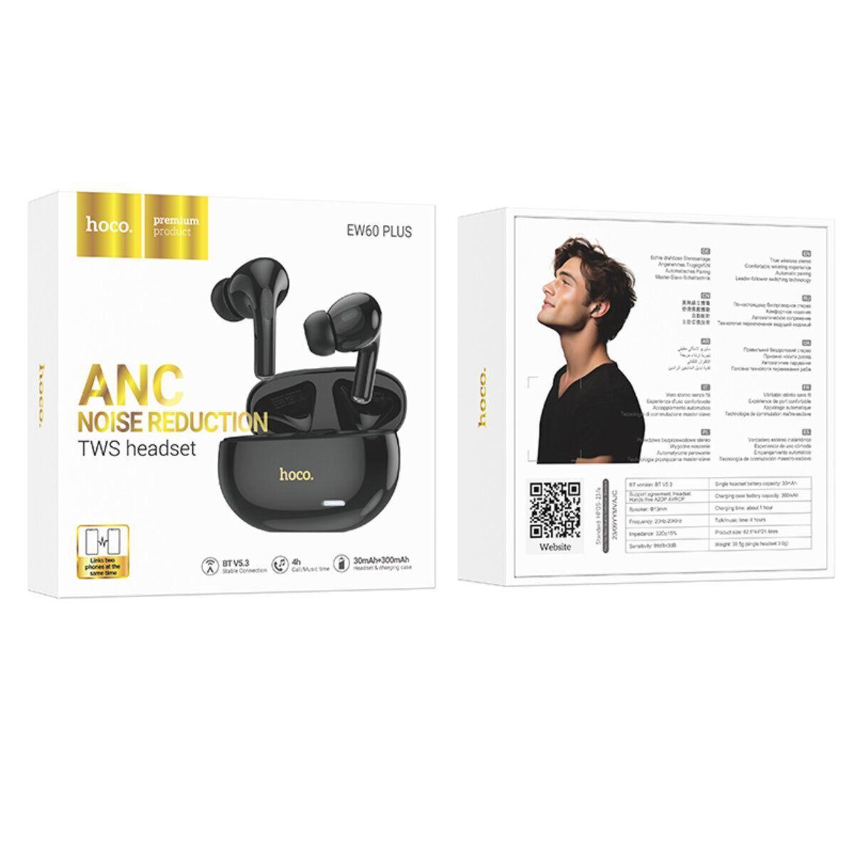 Audifono Hoco EW60 PLUS  cancelación de sonido BT V5.3-4