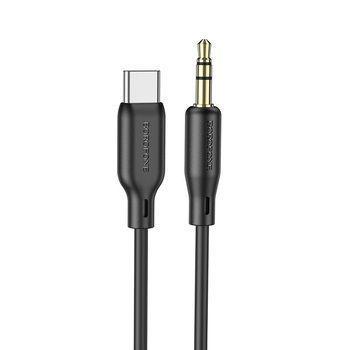 Cable Borofone BL18 - JACK 3,5MM A TIPO C - 1mt negro-0