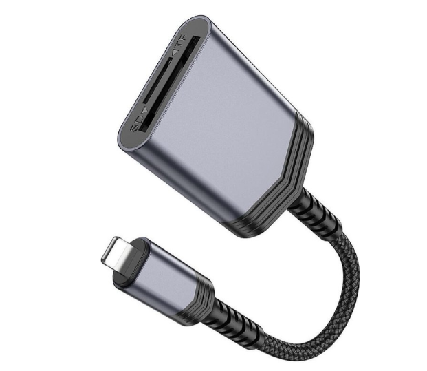Lector de tarjetas SD/FT Hoco UA25 LIGHTNING 2TB 480Mbps-1