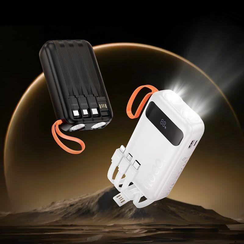 Power Bank Hoco J151  dual linterna x4 cables 20,000mAh-2