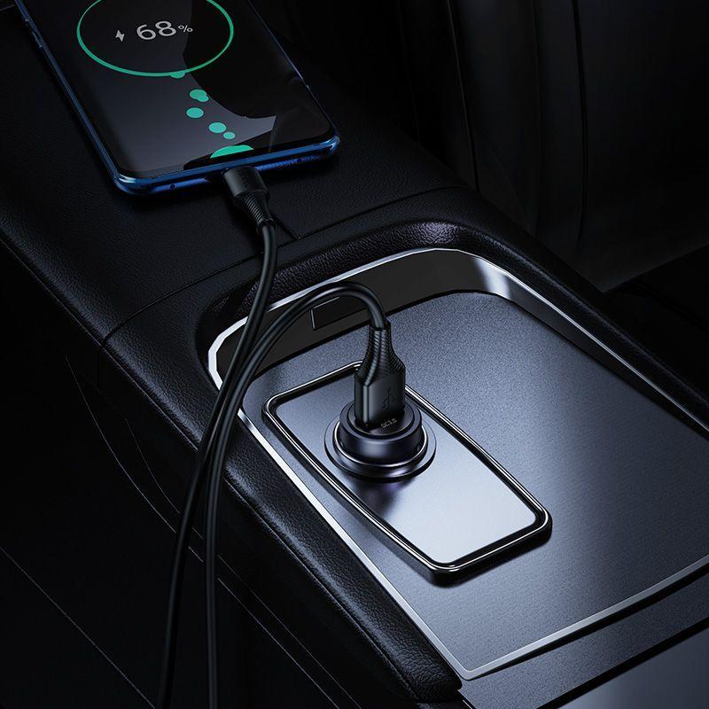 Cargador de auto USB 18W QC3.0 Hoco Z62-3