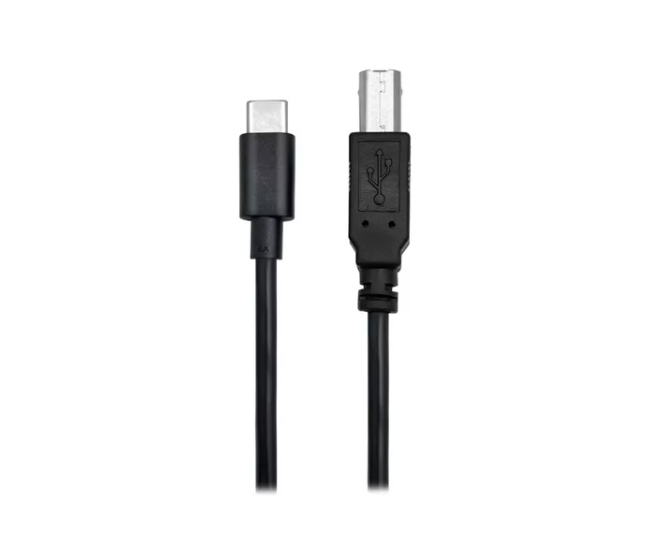Cable de impresora Philco USB-C 1.8mts Negro-2