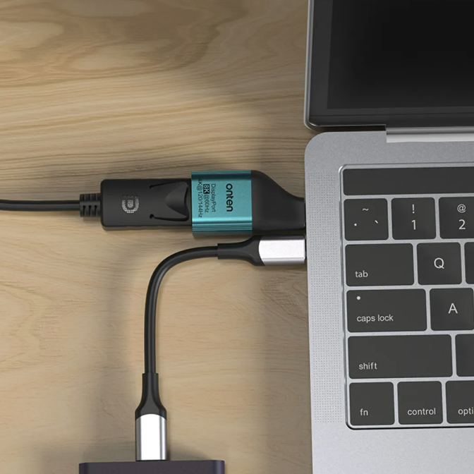 Adaptador USB-C a DisplayPort 8K@60Hz Onten OTN-UC103-2
