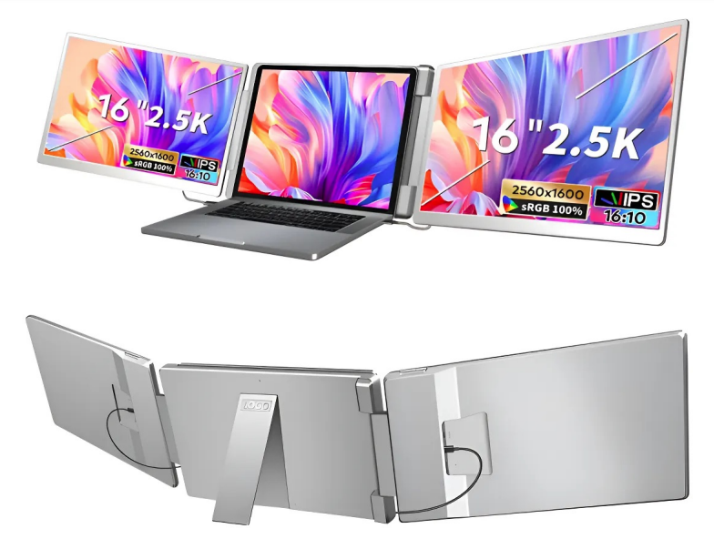 Monitor Doble Pantalla 16 pulgadas Qhd 2650x1600 C-S5 Generico-1