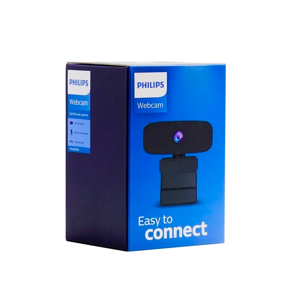 Webcam Philips full HD 1080p rotación 360 negro-2