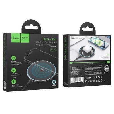 Cargador Hoco rapido inalambrico CW6 Pro 15w negro -3