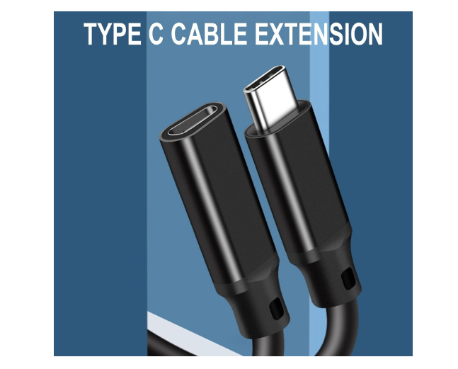 Cable de extension USB-C Macho-Hembra 1.8 mts ULINK-2