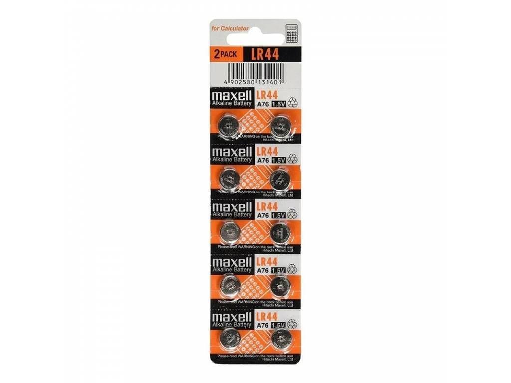 Pila alcalina Maxell LR44/A76 1.5V-1
