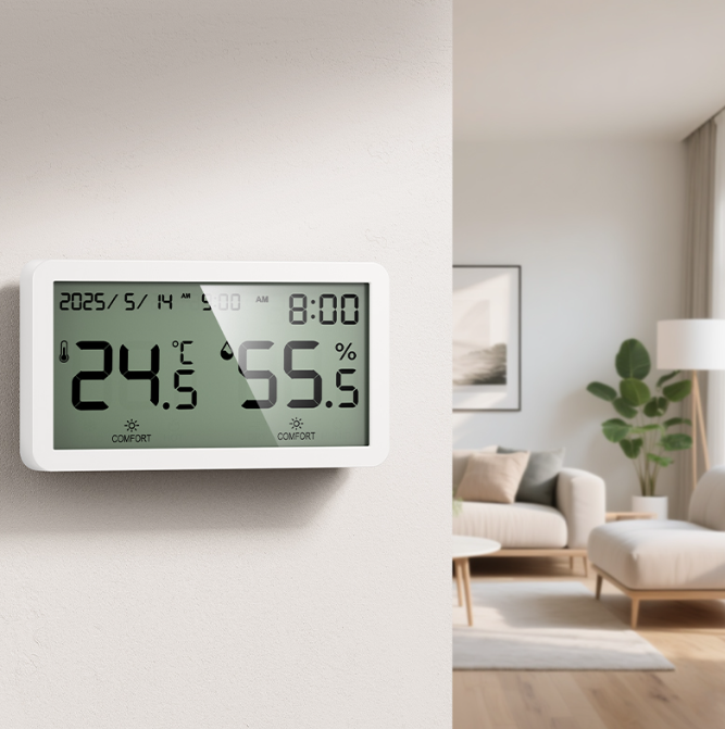 Reloj higrómetro monitor de temperatura y humedad Hoco HX42-3