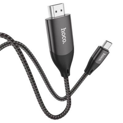 Cable Hoco UA16 tipo c a HDMI HD 2m negro-1