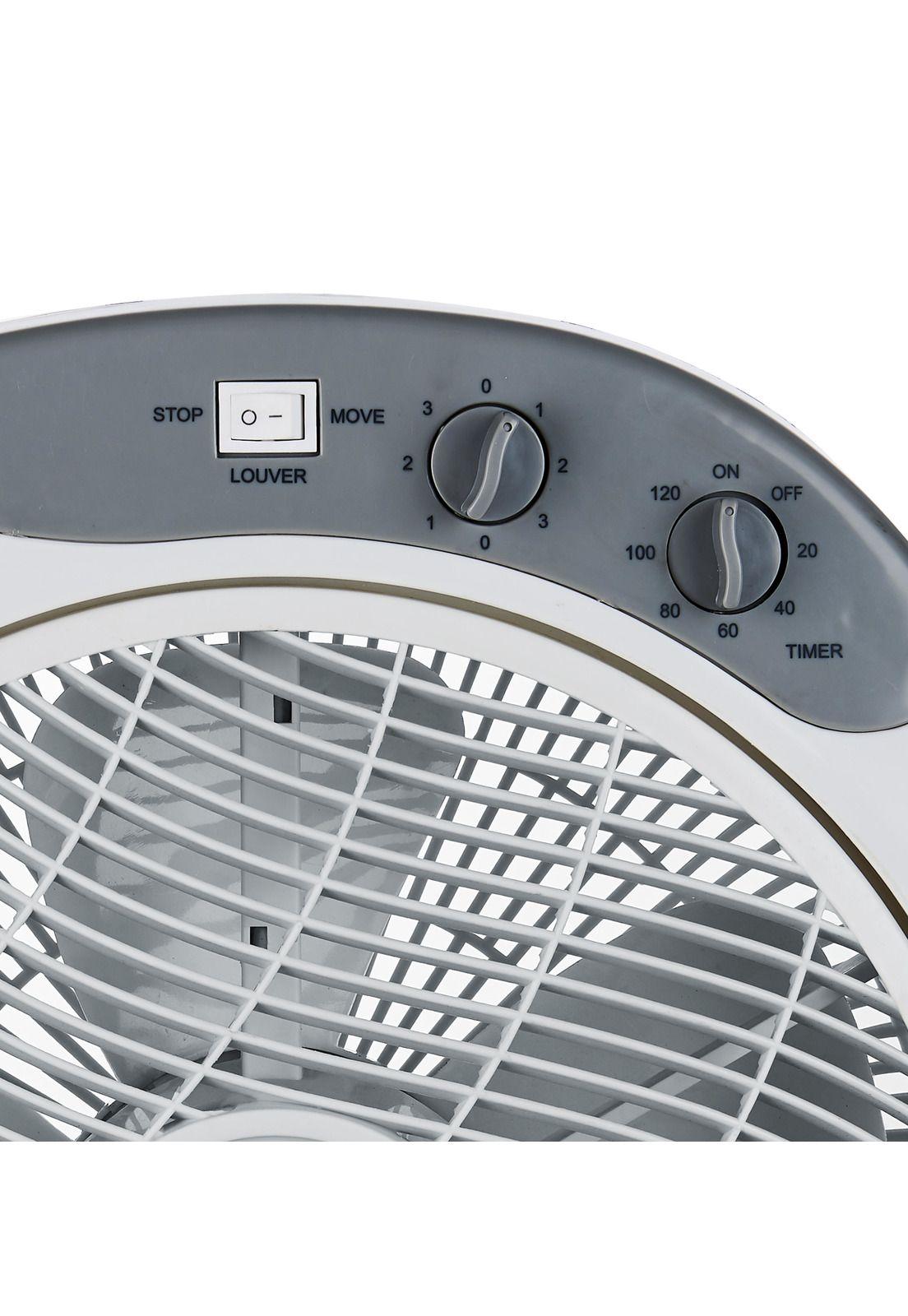 Ventilador Kendal Box 12" 40w potencia Kf-12b3 Blanco-1