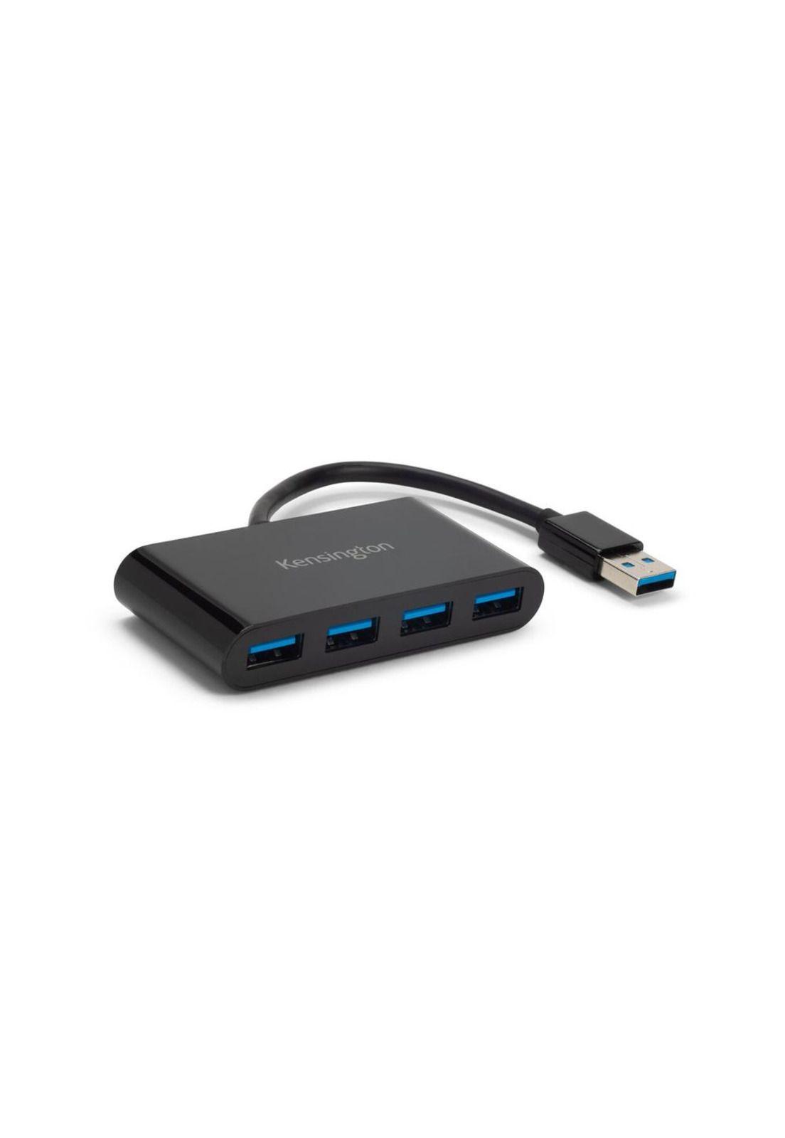 Hub USB Kensington 4 Puertos  USB 3.0 Negro-0