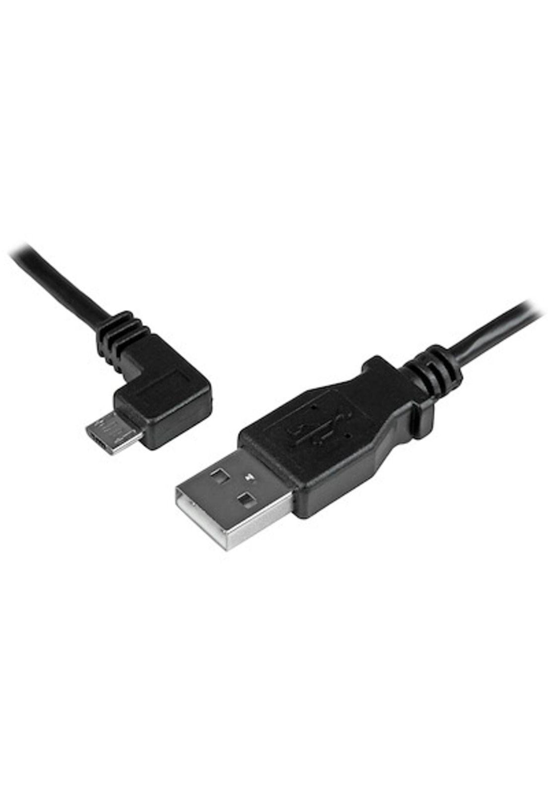 Cable Startech Micro USB con Conector Acodado a la Izquierda-0