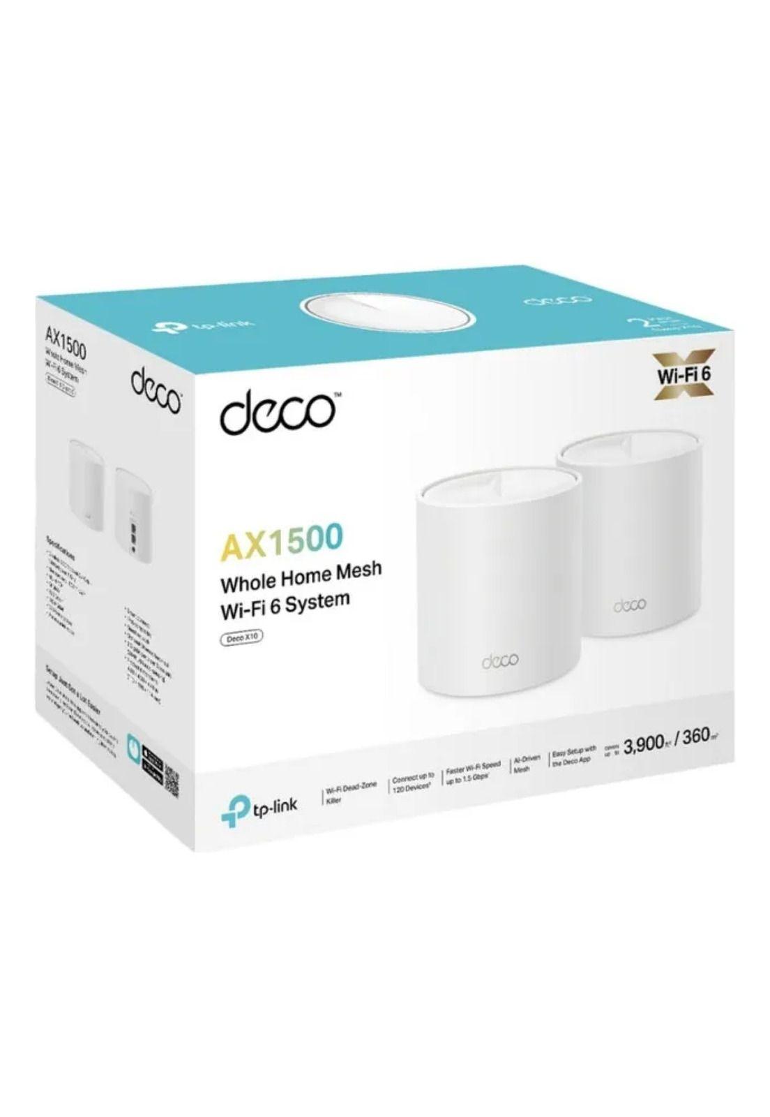 System TP-Link AX1500 Home Mesh Wi-Fi 6 Deco X10(2-pack)-2