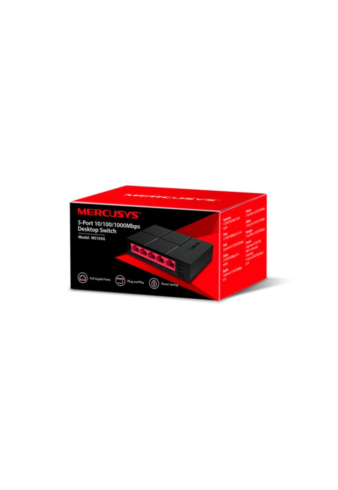 Switch de Escritorio MS105G 5 puertos 10/100/1000 Mbps-3