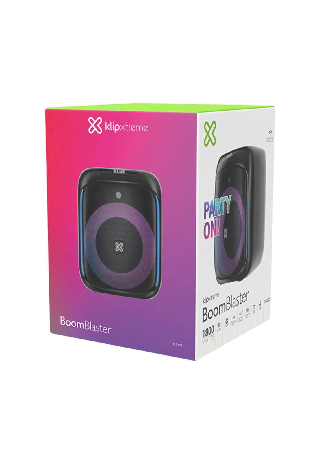Parlante Klipxtreme BoomBlaster 1800W Bluetooth-4