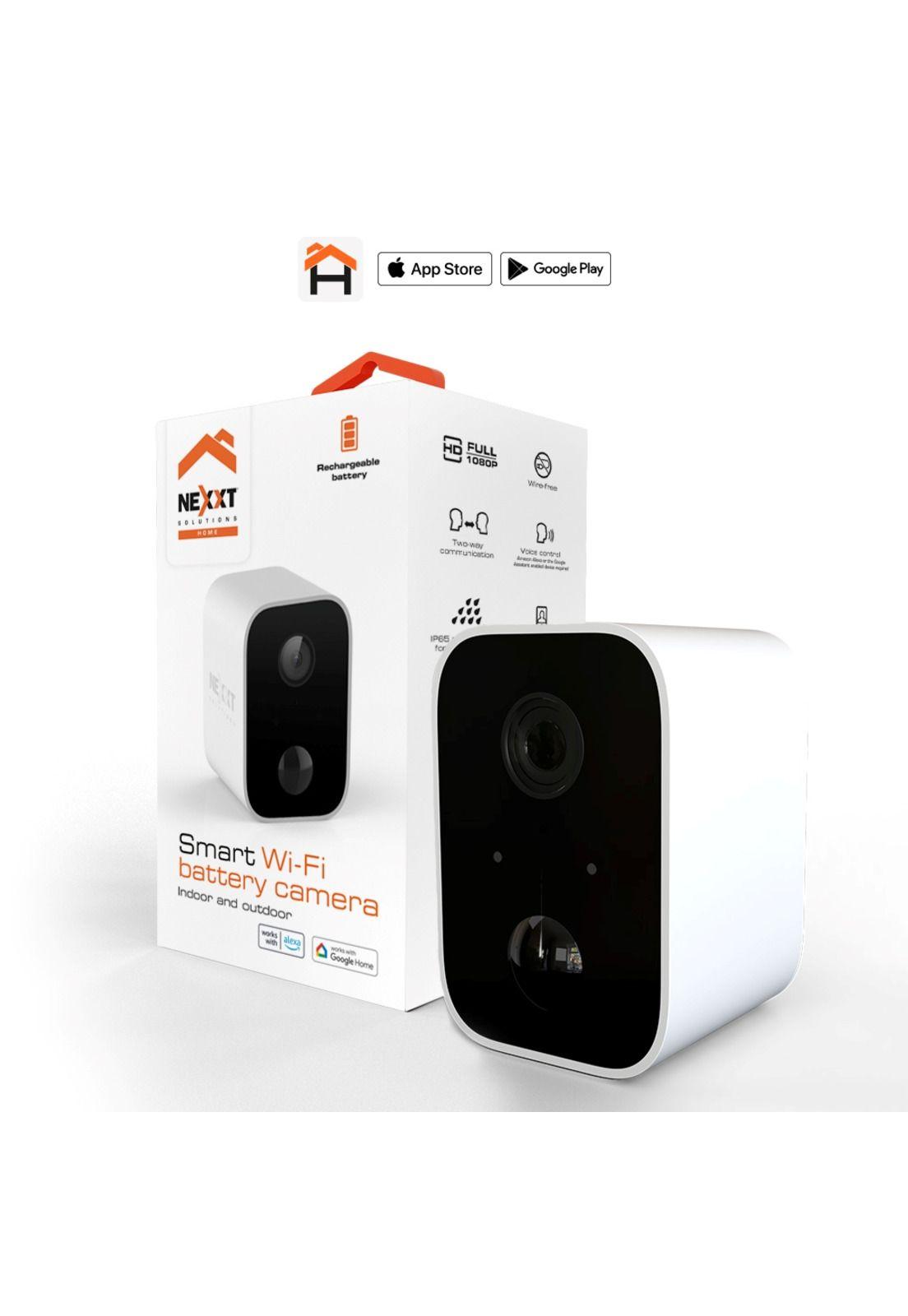 Cámara Inteligente Nexxt Visión Nocturna MicroSD IP65 1080P-1