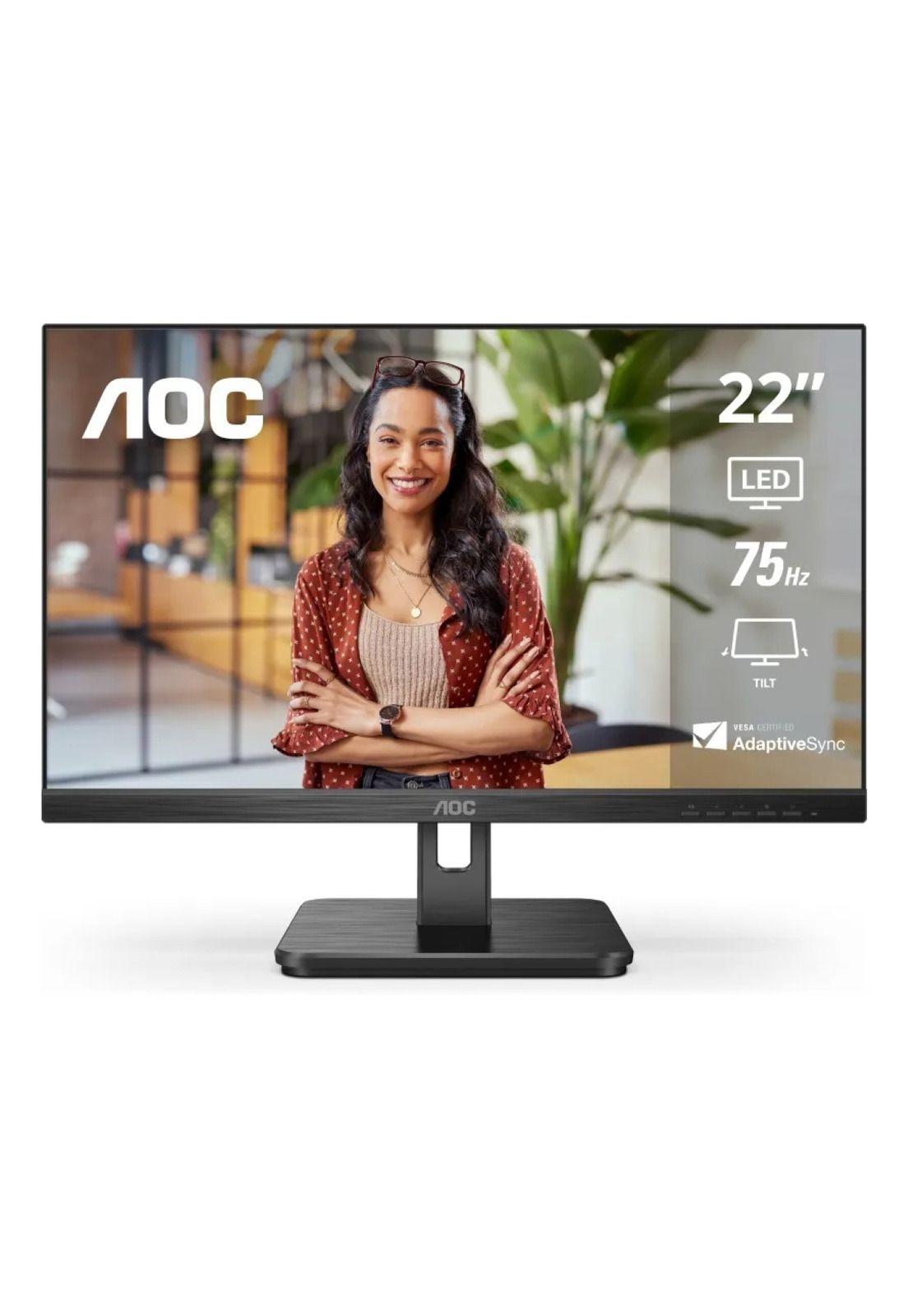 Monitor AOC 22E2HM 21.5" FHD 75Hz 4ms VA HDMI VESA-0
