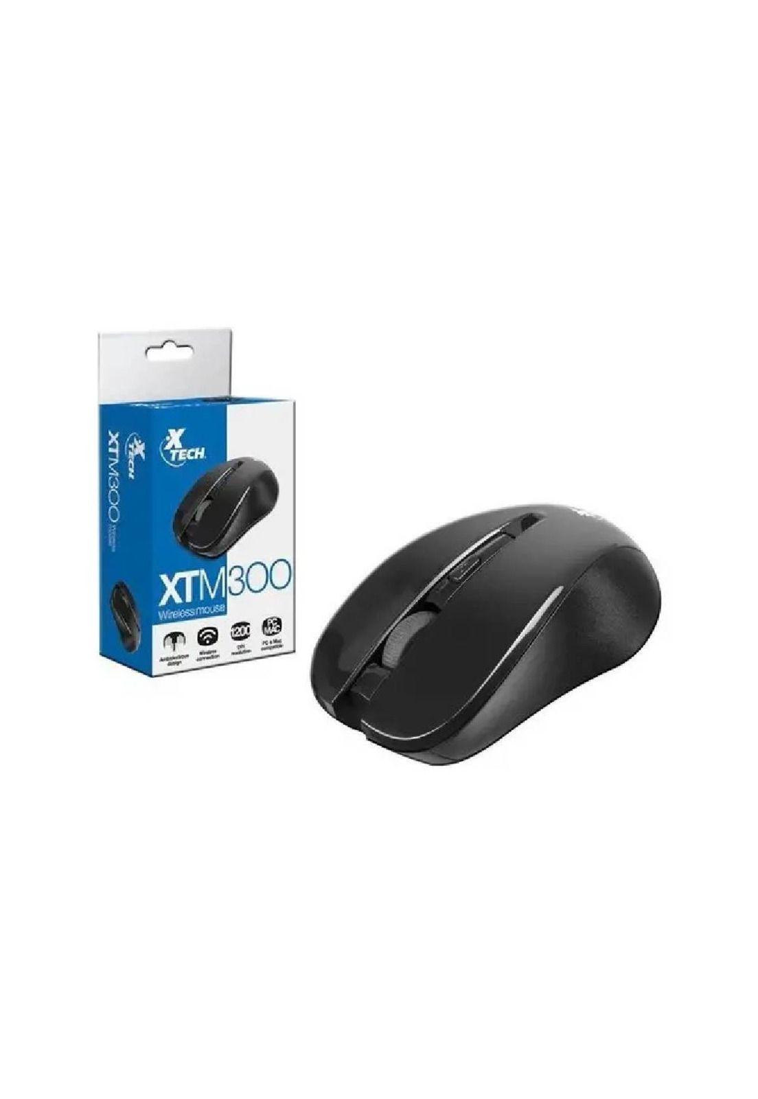 Mouse Inalámbrico Xtech XTM-300 Negro-3