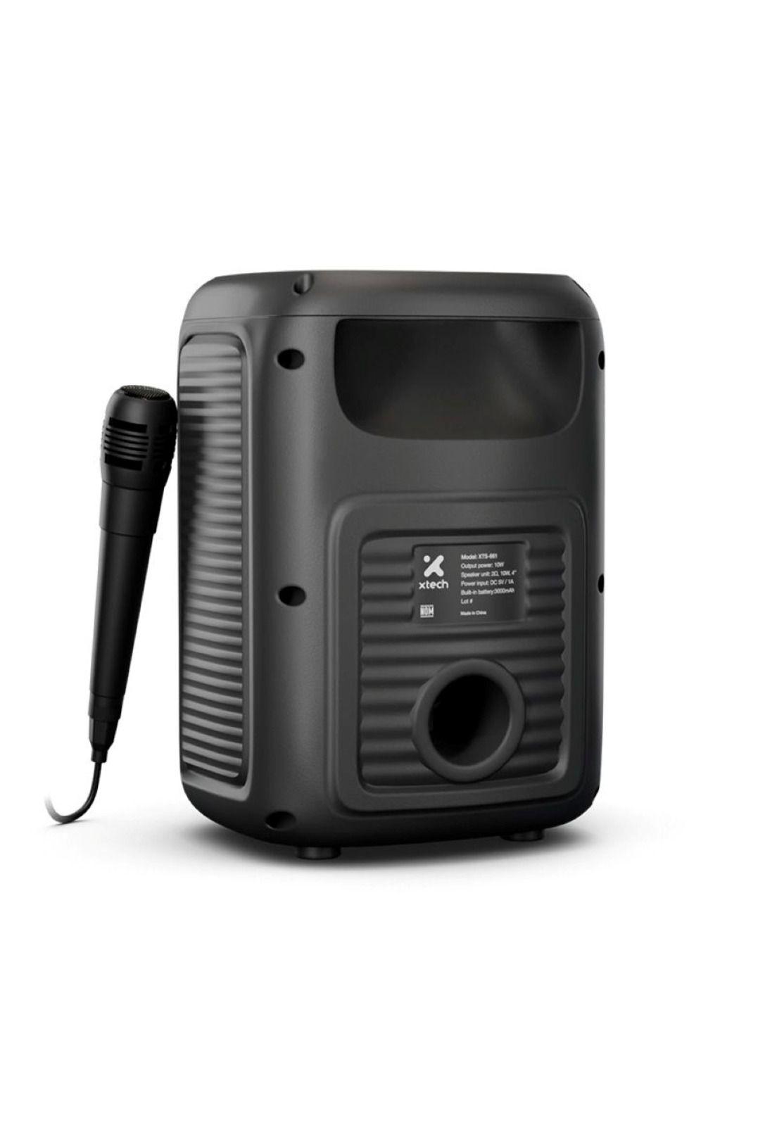 Parlante Xtech SonicBloom Wireless micrófono BT USB-C 10W-2