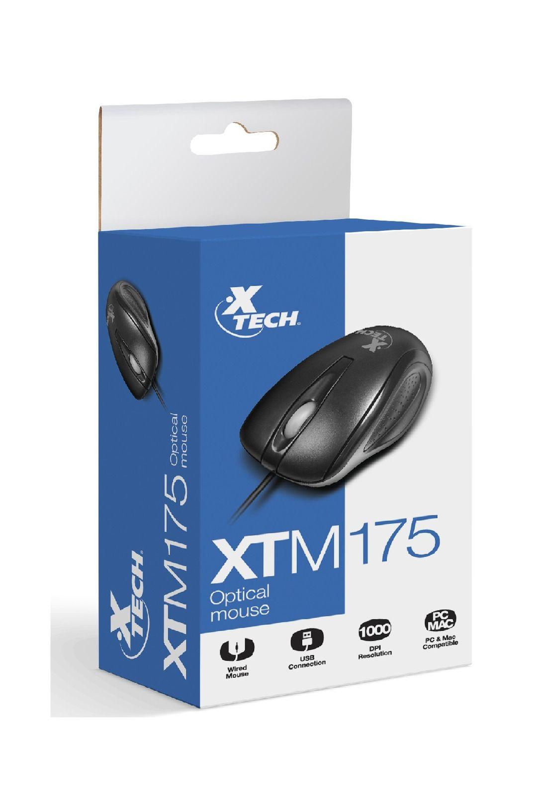 Mouse Xtech con cable USB XTM-175-2