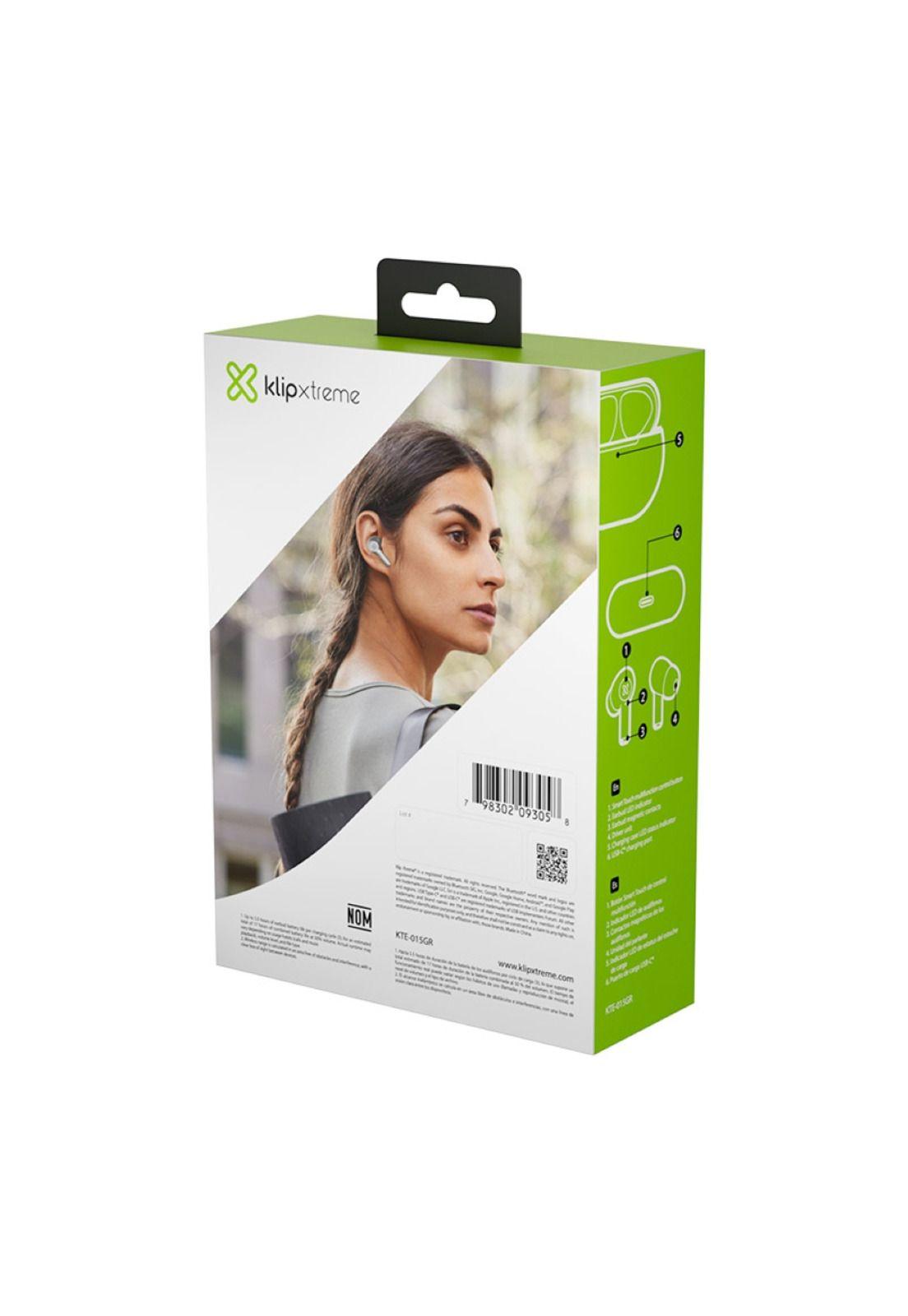 Audífonos In Ear Klipxtreme Buds-Fi USB-C TWS ENC BT Negro-2