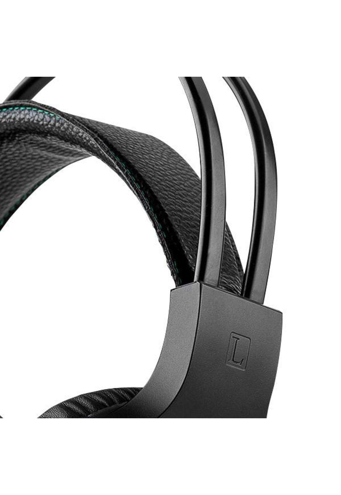 Audífonos Gamer XTech Insolense Jack 3,5mm Negro/Verde-0